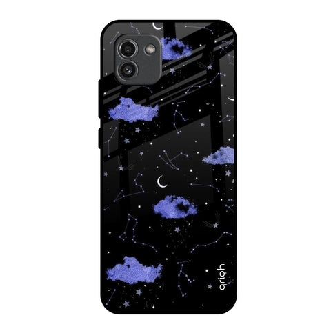 Constellations Samsung Galaxy A03 Glass Back Cover Online
