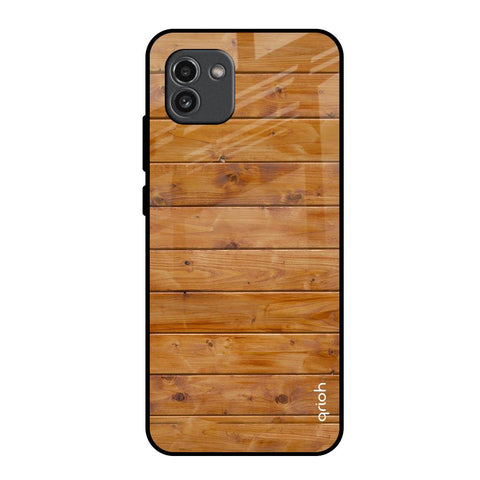 Timberwood Samsung Galaxy A03 Glass Back Cover Online
