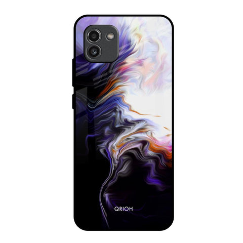 Enigma Smoke Samsung Galaxy A03 Glass Back Cover Online