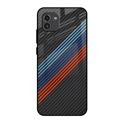 Carbon Inspired Samsung Galaxy A03 Glass Back Cover Online