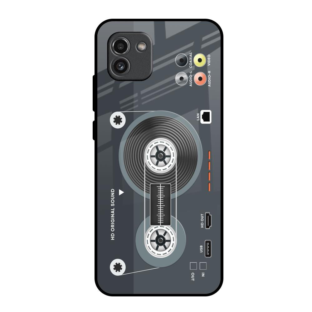 Retro Recorder Samsung Galaxy A03 Glass Back Cover Online