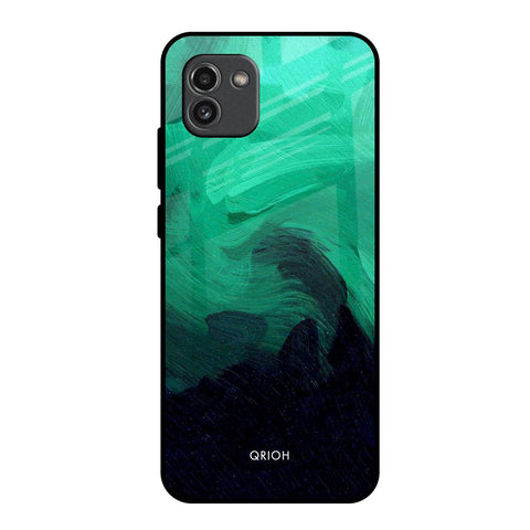 Scarlet Amber Samsung Galaxy A03 Glass Back Cover Online