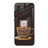 Tea With Kitty Samsung Galaxy A03 Glass Back Cover Online
