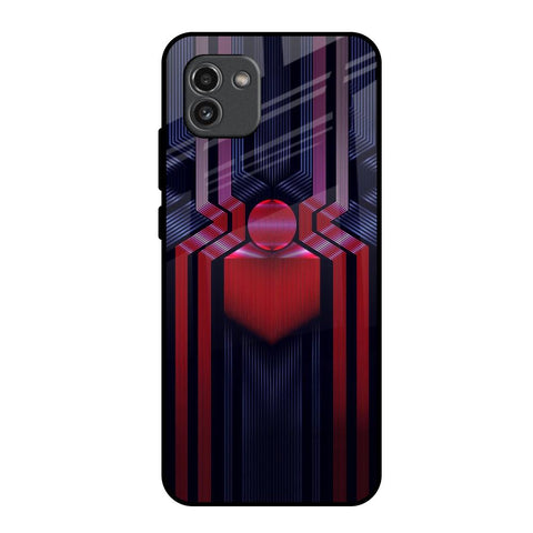 Super Art Logo Samsung Galaxy A03 Glass Back Cover Online