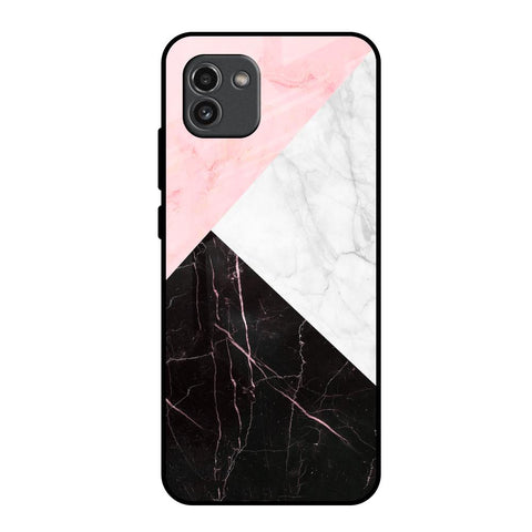 Marble Collage Art Samsung Galaxy A03 Glass Back Cover Online