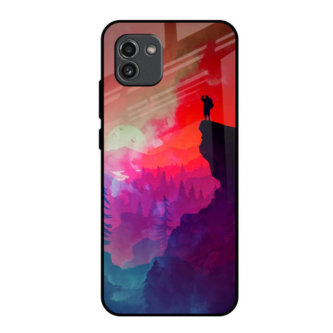 Dream So High Samsung Galaxy A03 Glass Back Cover Online