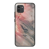 Pink And Grey Marble Samsung Galaxy A03 Glass Back Cover Online