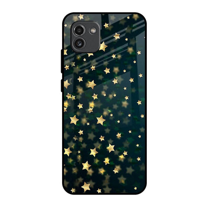 Dazzling Stars Samsung Galaxy A03 Glass Back Cover Online