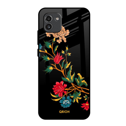 Dazzling Art Samsung Galaxy A03 Glass Back Cover Online