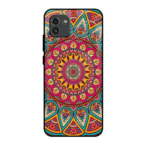 Elegant Mandala Samsung Galaxy A03 Glass Back Cover Online