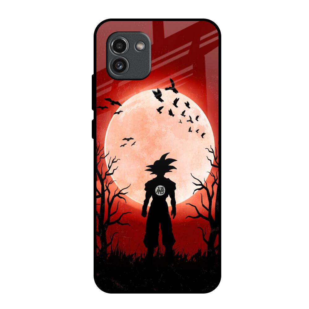 Winter Forest Samsung Galaxy A03 Glass Back Cover Online