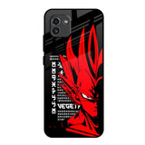 Red Vegeta Samsung Galaxy A03 Glass Back Cover Online