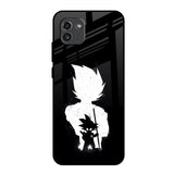 Monochrome Goku Samsung Galaxy A03 Glass Back Cover Online