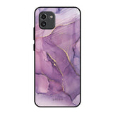 Purple Gold Marble Samsung Galaxy A03 Glass Back Cover Online