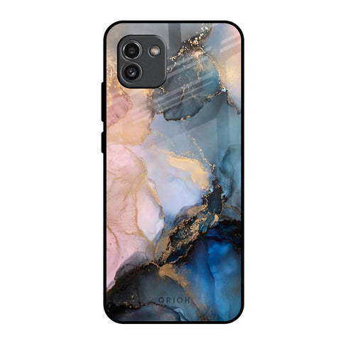 Marble Ink Abstract Samsung Galaxy A03 Glass Back Cover Online