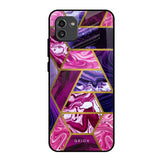 Electroplated Geometric Marble Samsung Galaxy A03 Glass Back Cover Online