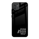 Push Your Self Samsung Galaxy A03 Glass Back Cover Online