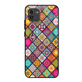 Multicolor Mandala Samsung Galaxy A03 Glass Back Cover Online