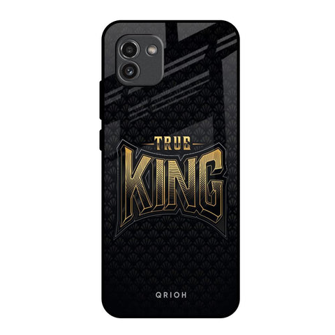 True King Samsung Galaxy A03 Glass Back Cover Online