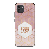 Boss Lady Samsung Galaxy A03 Glass Back Cover Online
