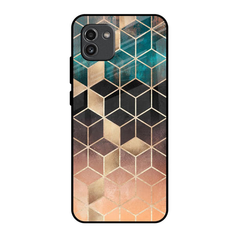 Bronze Texture Samsung Galaxy A03 Glass Back Cover Online