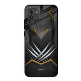 Black Warrior Samsung Galaxy A03 Glass Back Cover Online