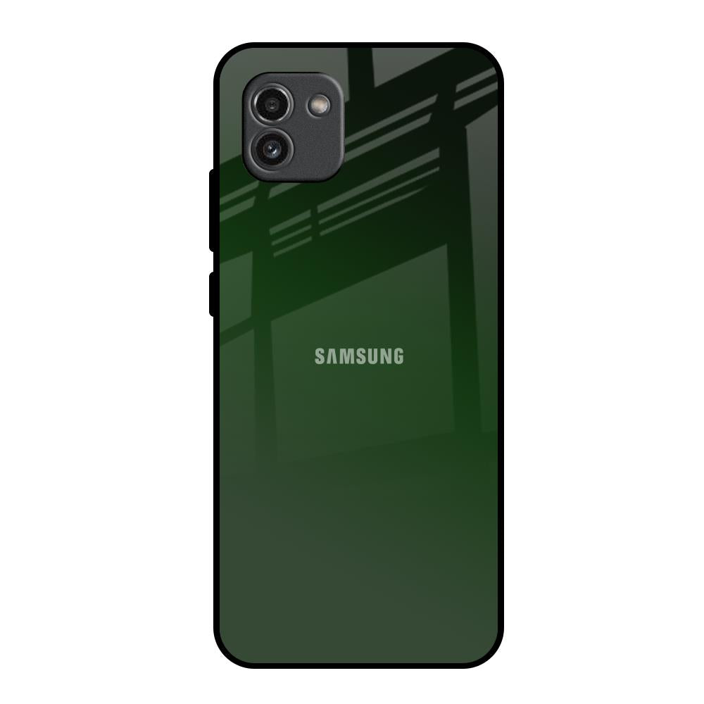 Deep Forest Samsung Galaxy A03 Glass Back Cover Online