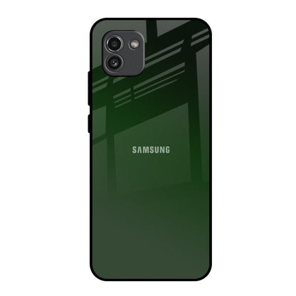 Deep Forest Samsung Galaxy A03 Glass Back Cover Online