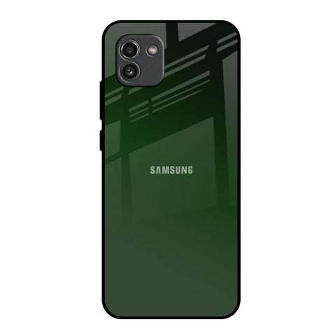 Deep Forest Samsung Galaxy A03 Glass Back Cover Online