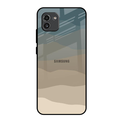 Abstract Mountain Pattern Samsung Galaxy A03 Glass Back Cover Online