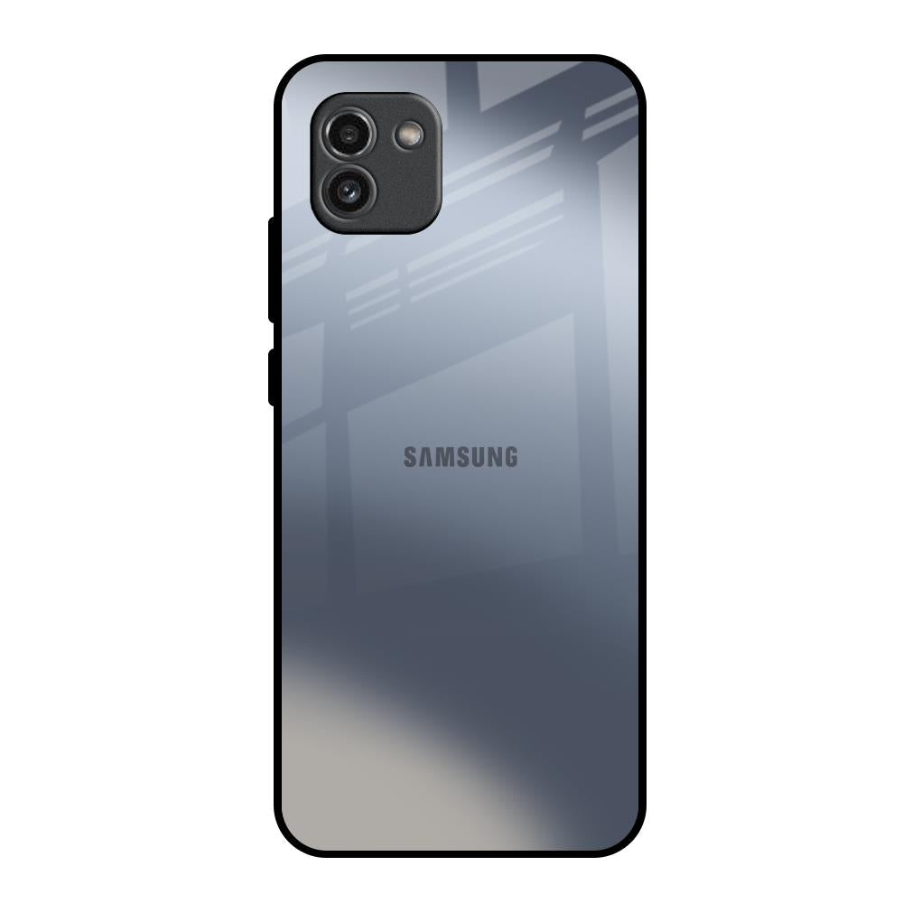 Space Grey Gradient Samsung Galaxy A03 Glass Back Cover Online