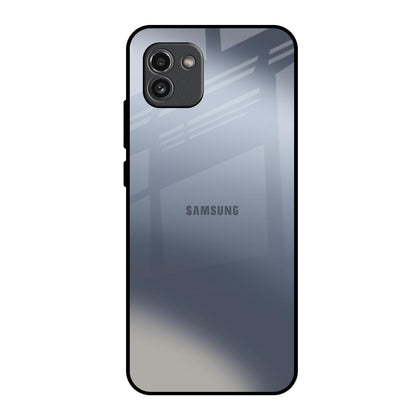 Space Grey Gradient Samsung Galaxy A03 Glass Back Cover Online