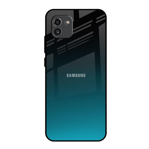 Ultramarine Samsung Galaxy A03 Glass Back Cover Online