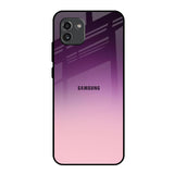 Purple Gradient Samsung Galaxy A03 Glass Back Cover Online