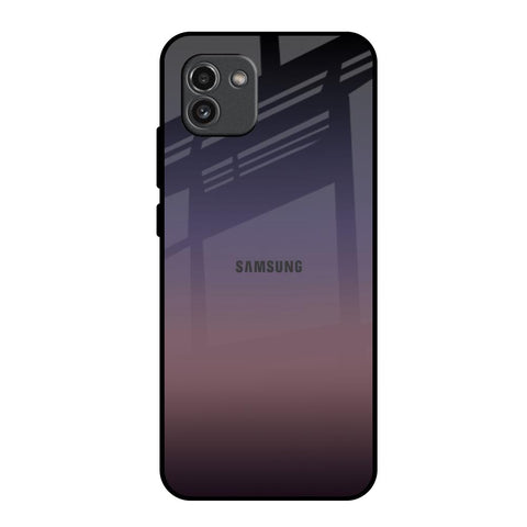 Grey Ombre Samsung Galaxy A03 Glass Back Cover Online
