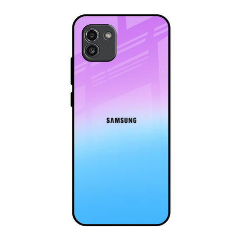 Unicorn Pattern Samsung Galaxy A03 Glass Back Cover Online