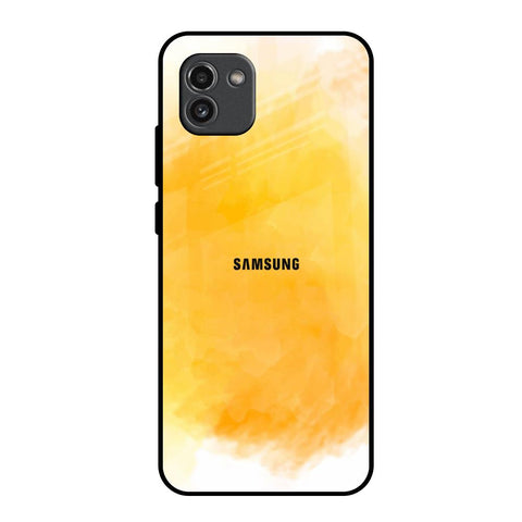 Rustic Orange Samsung Galaxy A03 Glass Back Cover Online
