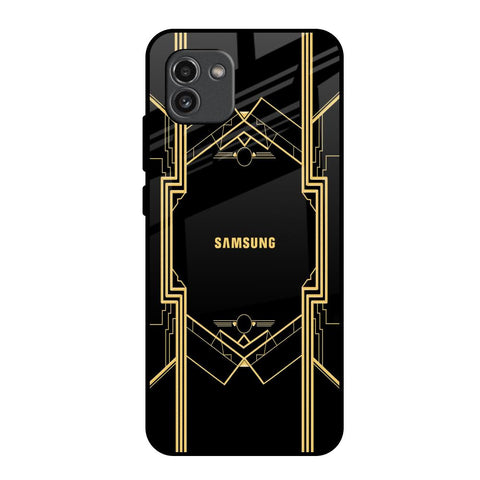 Sacred Logo Samsung Galaxy A03 Glass Back Cover Online