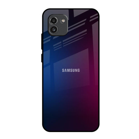 Mix Gradient Shade Samsung Galaxy A03 Glass Back Cover Online