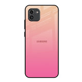 Pastel Pink Gradient Samsung Galaxy A03 Glass Back Cover Online