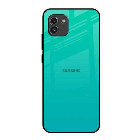 Cuba Blue Samsung Galaxy A03 Glass Back Cover Online