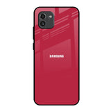 Solo Maroon Samsung Galaxy A03 Glass Back Cover Online