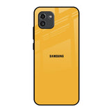 Fluorescent Yellow Samsung Galaxy A03 Glass Back Cover Online