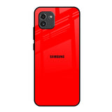 Blood Red Samsung Galaxy A03 Glass Back Cover Online