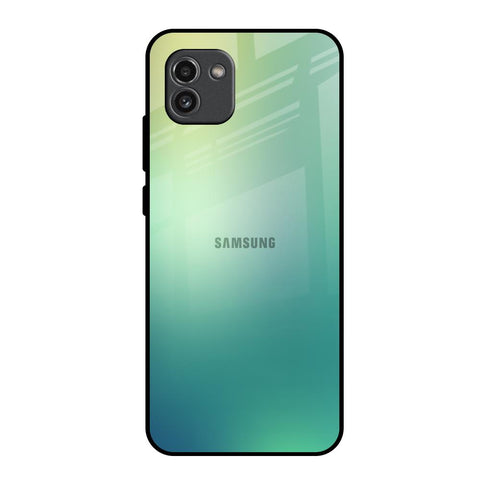Dusty Green Samsung Galaxy A03 Glass Back Cover Online