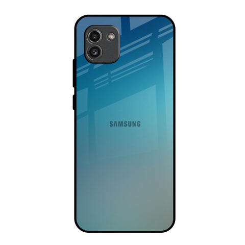 Sea Theme Gradient Samsung Galaxy A03 Glass Back Cover Online