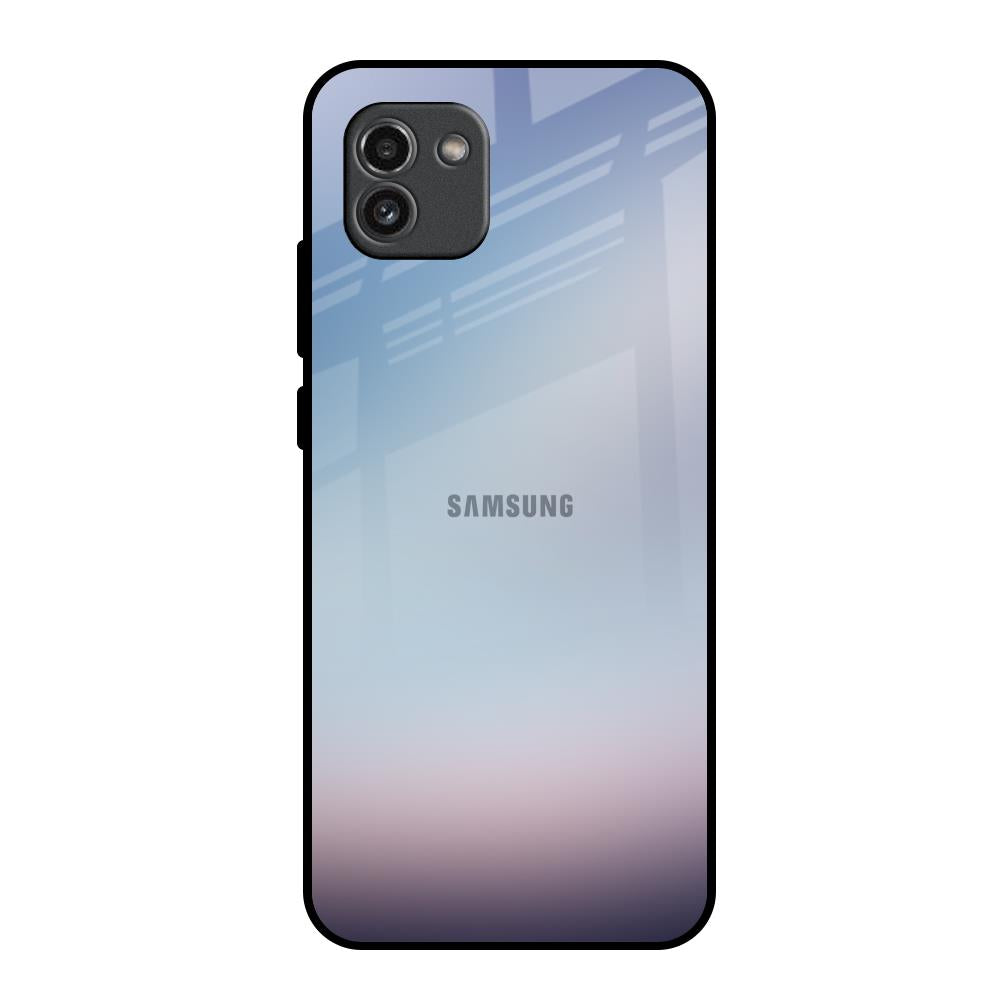 Light Sky Texture Samsung Galaxy A03 Glass Back Cover Online