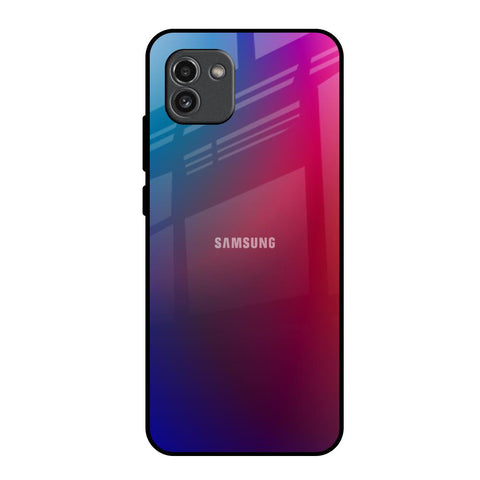 Magical Color Shade Samsung Galaxy A03 Glass Back Cover Online