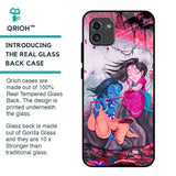 Radha Krishna Art Glass Case for Samsung Galaxy A03