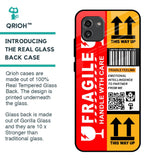 Handle With Care Glass Case for Samsung Galaxy A03
